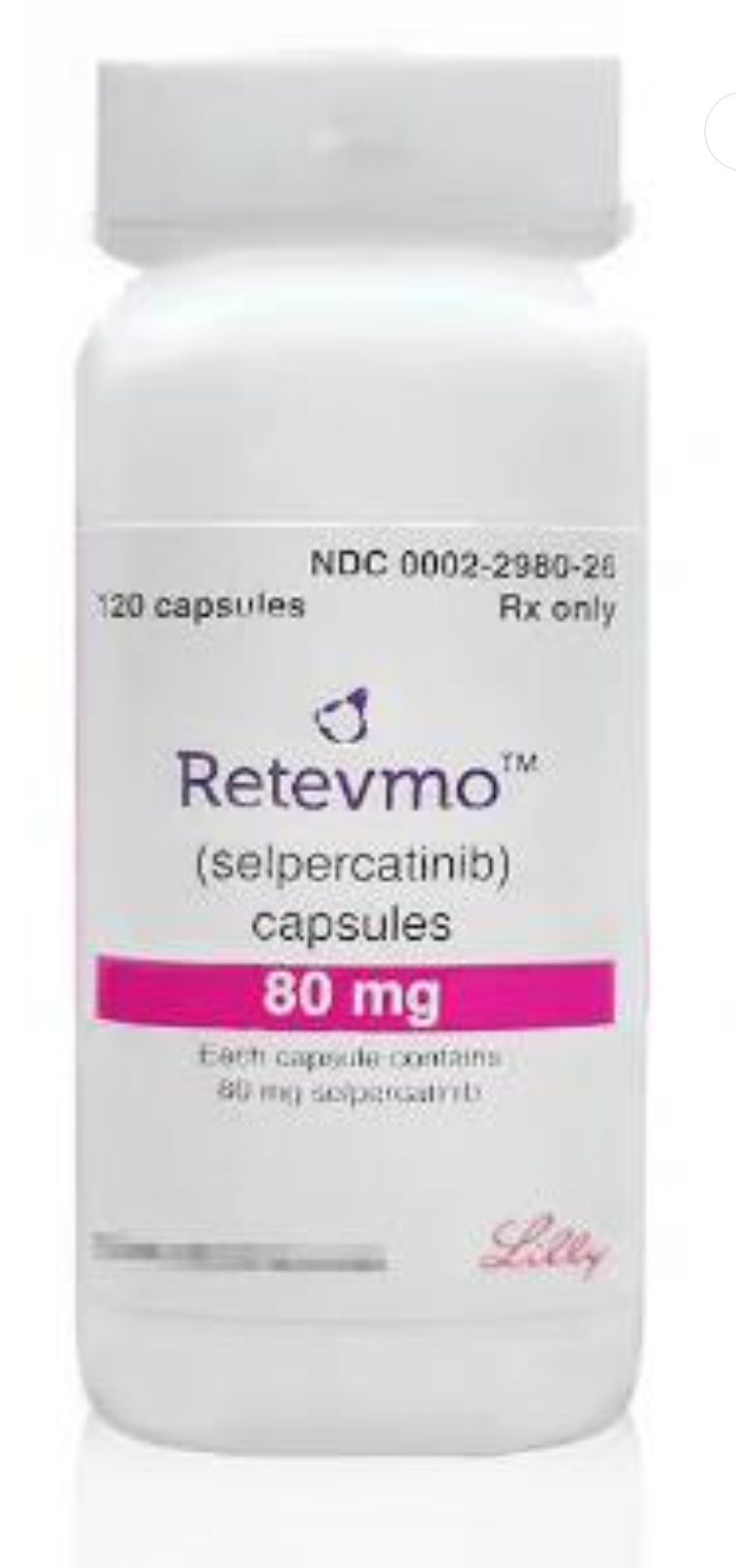 口服RET抑制剂Retevmo(selpercatinib)
